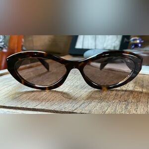 Prada Tortoiseshell Cat Eye Sunglasses - Brown Tints